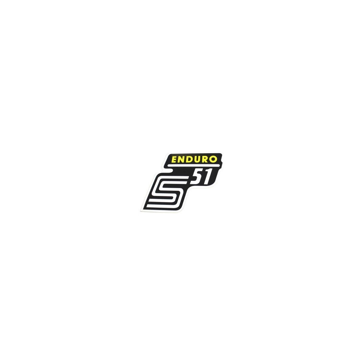Aufkleber für Simson S51 Enduro Seitendeckel Sticker Logo Emblem