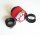 Luftfilter Malossi E13 42 / 58mm gerade rot-Chrom