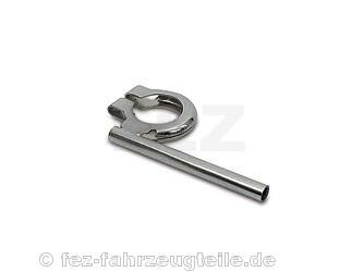 Set (2 Stück) Blinkleuchtenhalter, vorn (verzinkt) für Mini Blinker mit Gewinde passend für S50, S51, S70