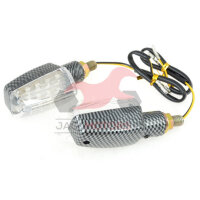 Miniblinkerpaar Carbon-Optik LED 2 Stück